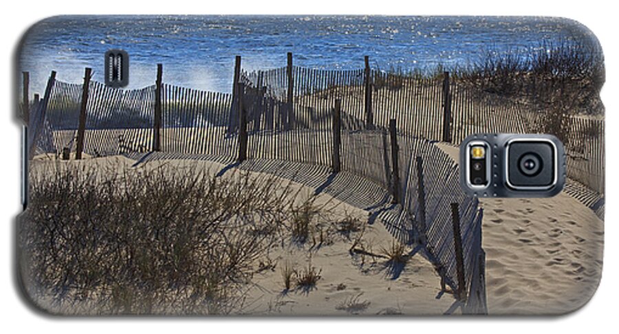 Cape Henlopen Galaxy S5 Case featuring the photograph Walkway to the Beach by Robert Pilkington