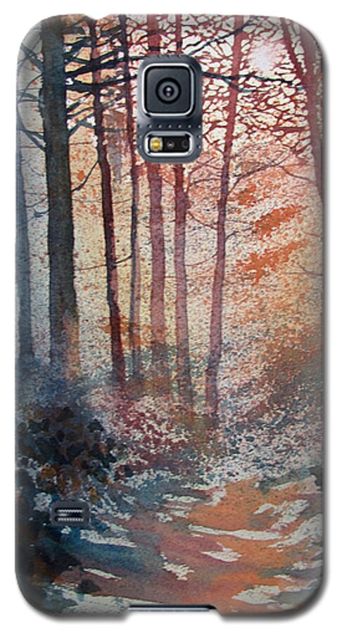 Glenn Marshall Yorkshire Artist Galaxy S5 Case featuring the painting Wander in the Woods by Glenn Marshall