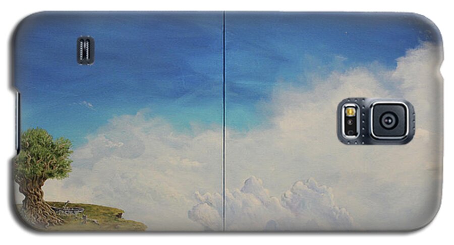 War Galaxy S5 Case featuring the painting War and Peace by James Andrews
