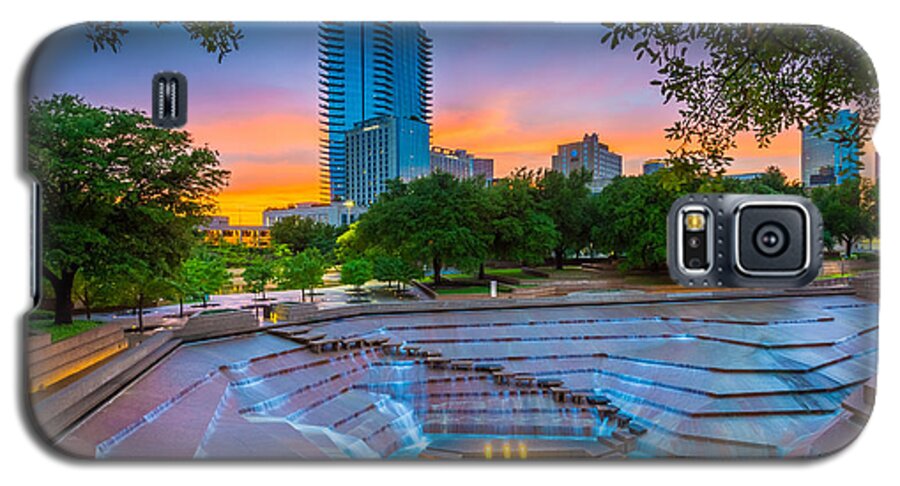 America Galaxy S5 Case featuring the photograph Water Gardens Sunset by Inge Johnsson