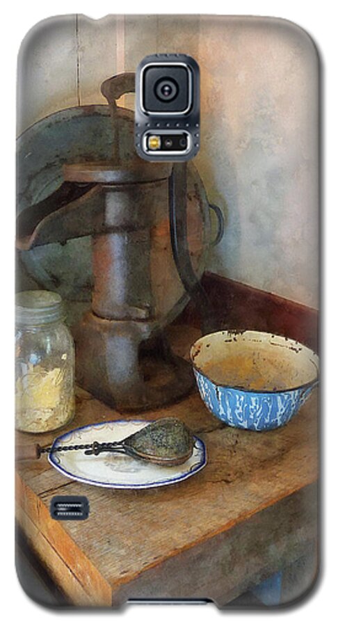 Pump Galaxy S5 Case featuring the digital art Water Pump in Kitchen by Susan Savad