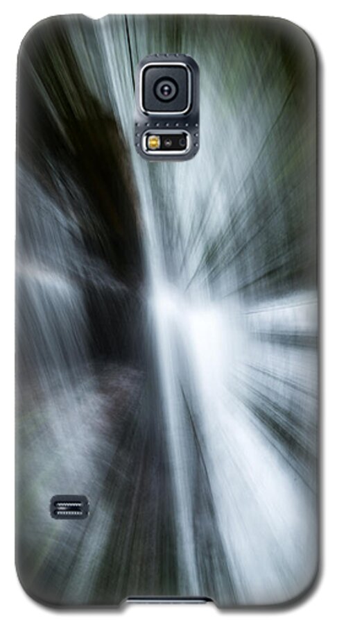 Abstract Galaxy S5 Case featuring the photograph Waterfall Abstract by Chris McKenna