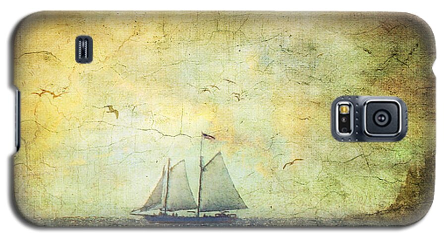 Sailing Galaxy S5 Case featuring the photograph We Shall Not Cease by Lianne Schneider