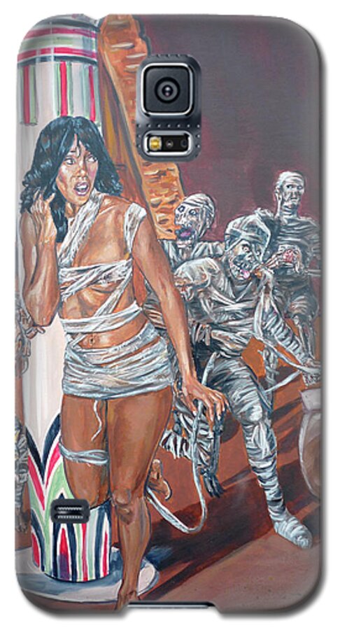 Egypt Galaxy S5 Case featuring the painting Well Preserved by Bryan Bustard