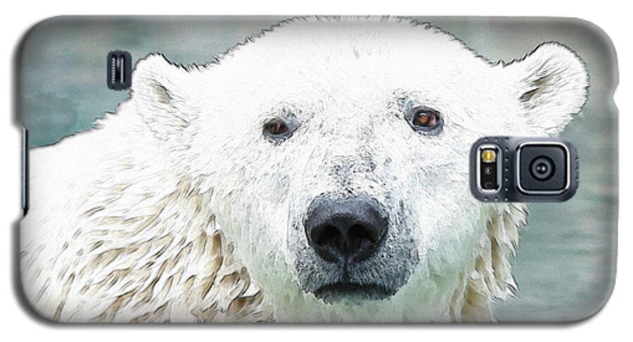 Cincinnati Zoo Galaxy S5 Case featuring the photograph Wet Polar Bear by Ed Taylor