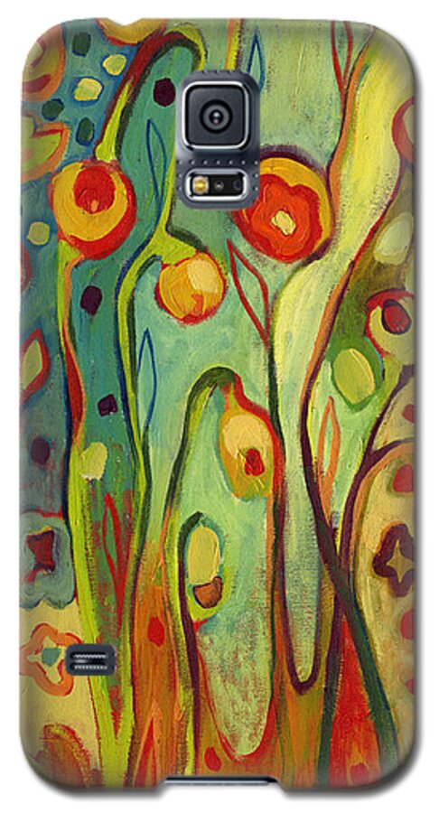 Floral Galaxy S5 Case featuring the painting Where Does Your Garden Grow by Jennifer Lommers