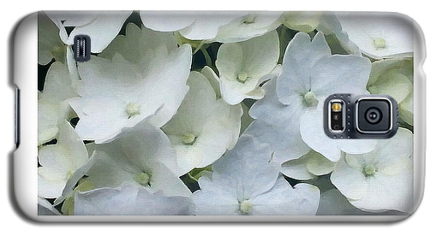 Beautiful Galaxy S5 Case featuring the digital art White Blossom by Julian Perry
