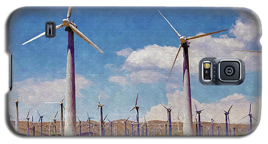 Wind Galaxy S5 Case featuring the photograph Wind Power by Ricky Barnard