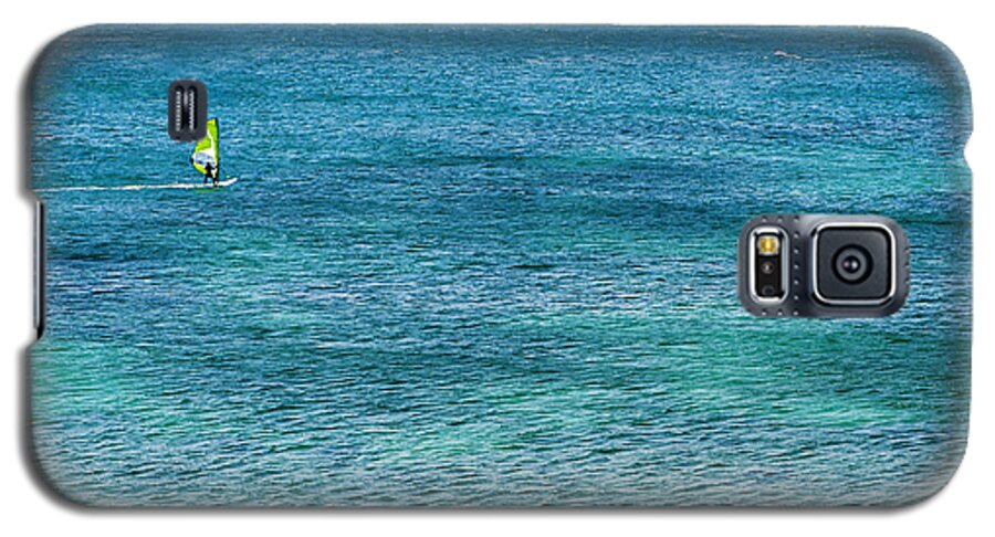 Sail Galaxy S5 Case featuring the photograph Windsurfer by Jill Love