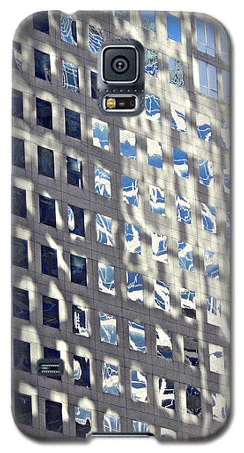 Window Galaxy S5 Case featuring the photograph Windows of 2 World Financial Center 2 by Sarah Loft