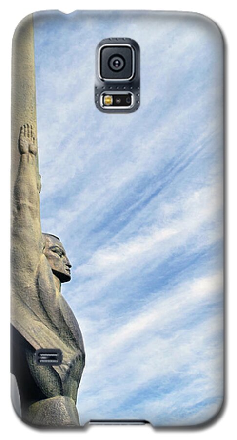 Winged Figure Of The Republic Galaxy S5 Case featuring the photograph Winged Figure of the Republic No. 1 by Sandy Taylor