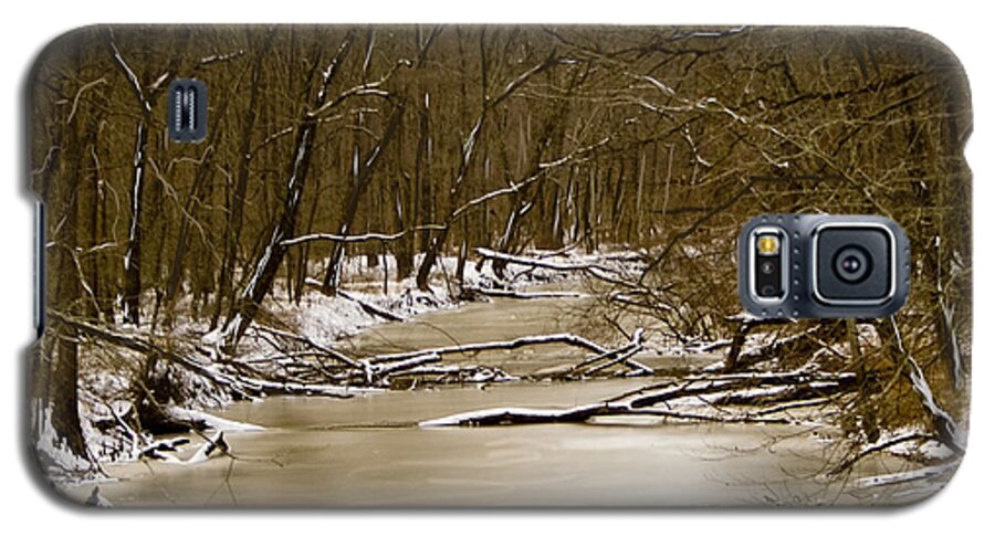 Creek Galaxy S5 Case featuring the photograph Winter Creek by Bonnie Willis