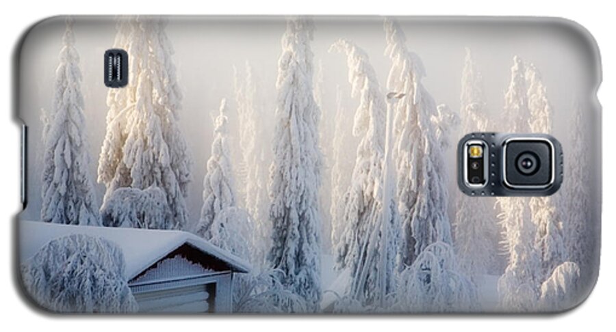 Beautiful Galaxy S5 Case featuring the photograph Winter scene by Kati Finell