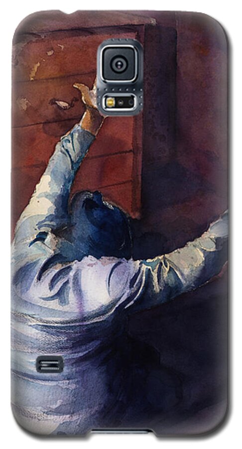 Figurative Galaxy S5 Case featuring the painting Woman Of Praise by Lewis Bowman