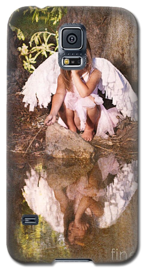 Fairy Galaxy S5 Case featuring the photograph Woodland Fairy by Cindy Singleton