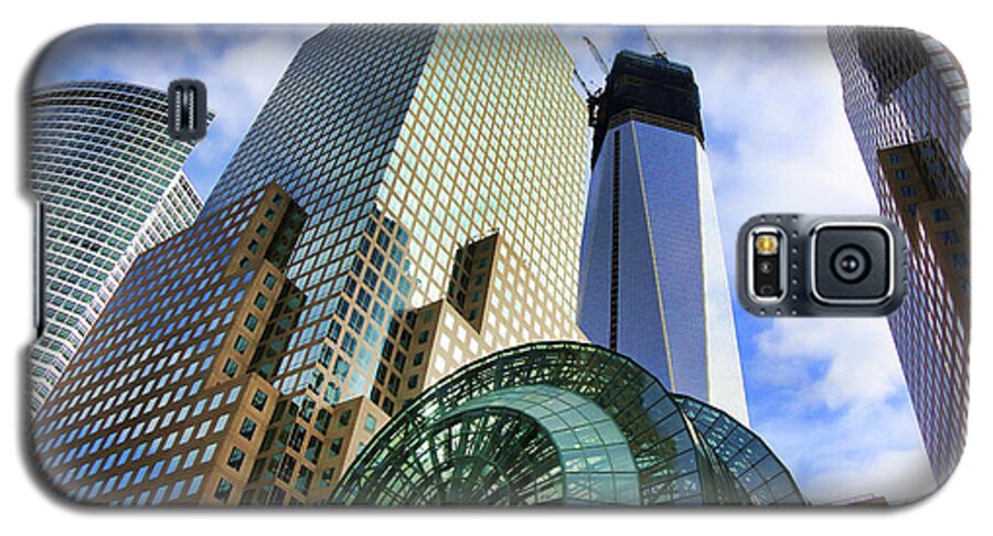 Nyc Galaxy S5 Case featuring the photograph WTC NYC Construction I by Chuck Kuhn