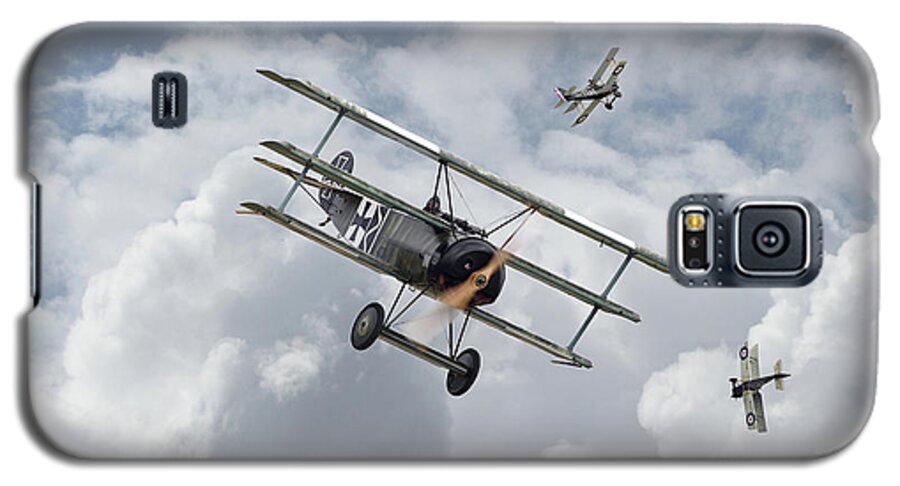Aircraft Galaxy S5 Case featuring the photograph WW1 - Fokker Dr1 - Predator by Pat Speirs