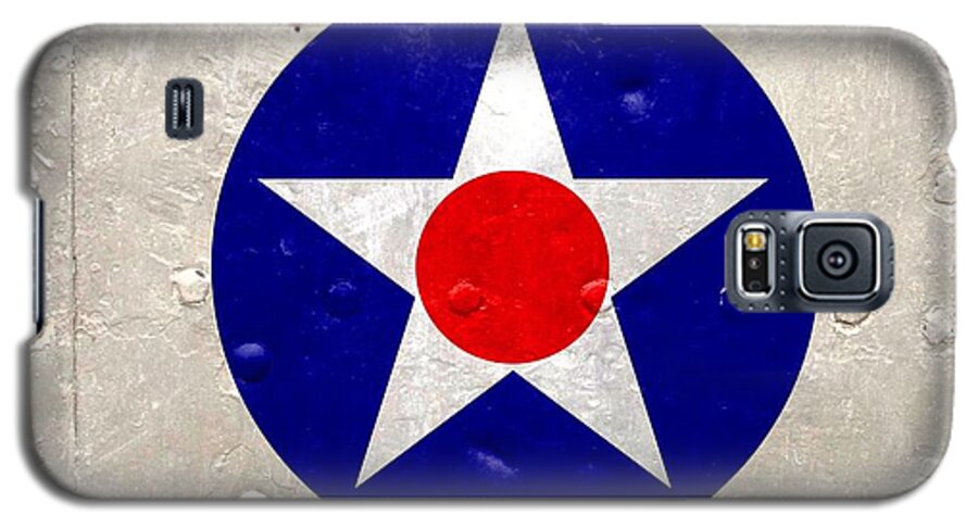 Us Army Galaxy S5 Case featuring the digital art WW2 Army Air Corp insignia by John Wills