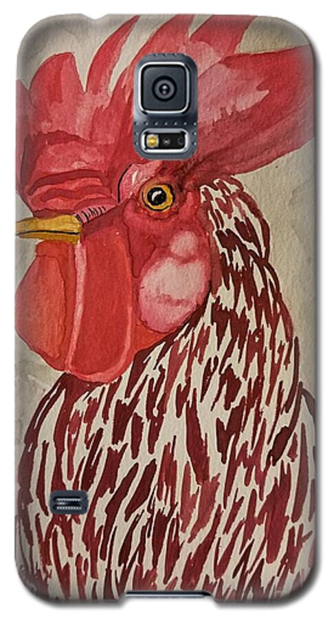 Year Of The Rooster 2017 Galaxy S5 Case featuring the painting Year of the Rooster 2017 by Maria Urso