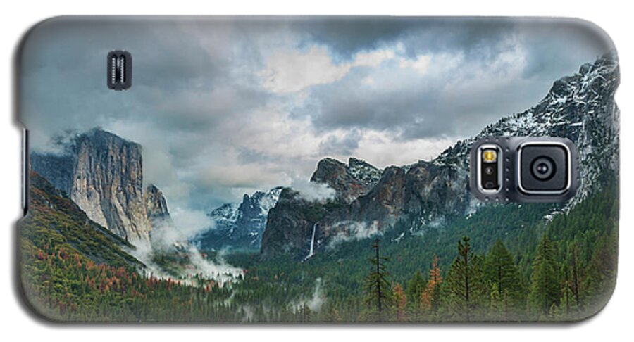 Yosemite National Park Galaxy S5 Case featuring the photograph Yosemite Valley Storm by Dan McGeorge