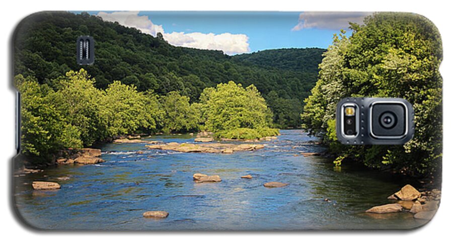Youghiogheny River Galaxy S5 Case featuring the photograph Youghiogheny River by Rachel Cohen