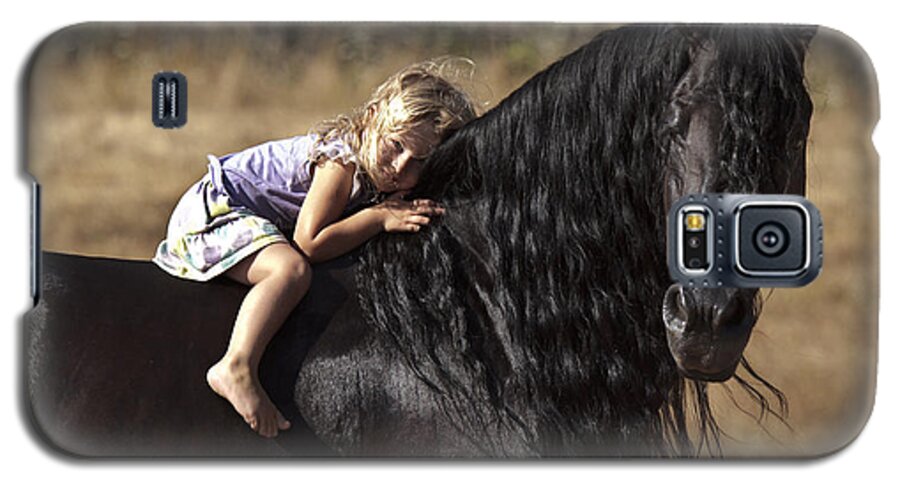 Young Rider Galaxy S5 Case featuring the photograph Young Rider by Wes and Dotty Weber