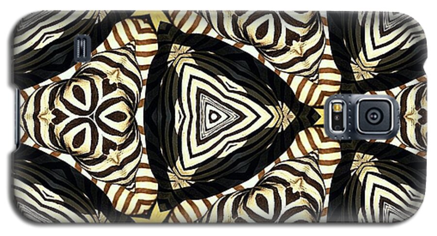 Digital Galaxy S5 Case featuring the digital art Zebra IV by Maria Watt
