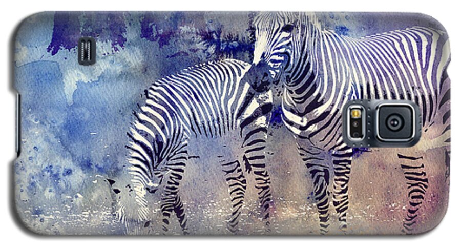 Photo Galaxy S5 Case featuring the photograph Zebra Paradise by Jutta Maria Pusl