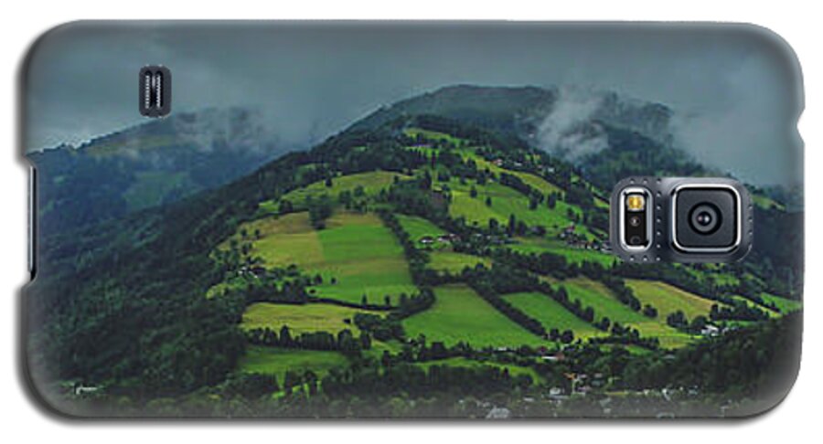 Austria Galaxy S5 Case featuring the photograph Zell am See Panorama by Andy Konieczny