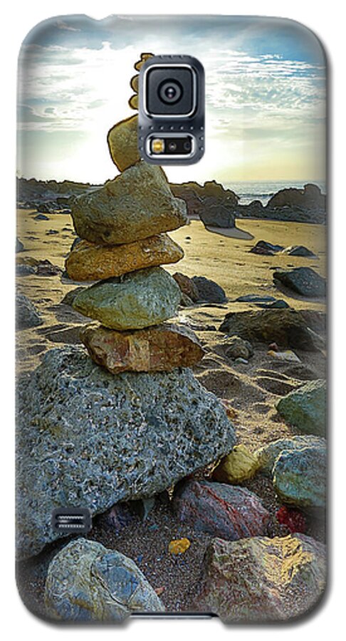 Costa Rica Galaxy S5 Case featuring the photograph Zen Rock Balance by Dillon Kalkhurst