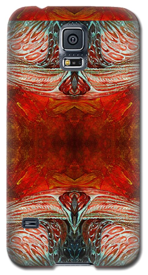Pattern Galaxy S5 Case featuring the digital art Zulu by Otto Rapp
