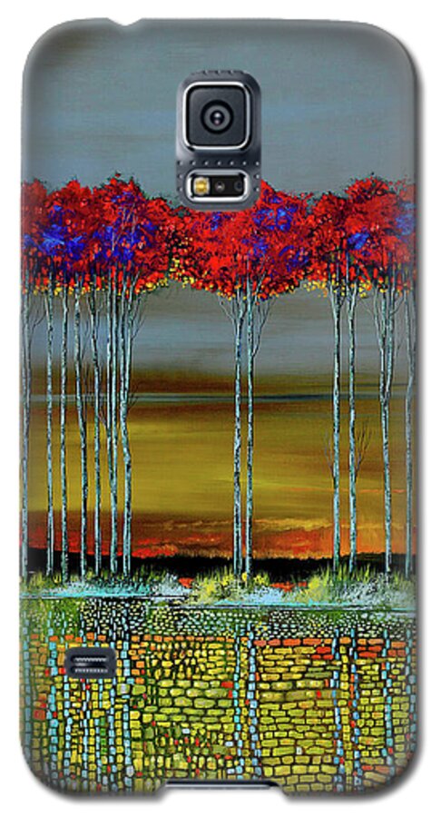 Ford Smith Galaxy S5 Case featuring the painting Distant Memory #1 by Ford Smith