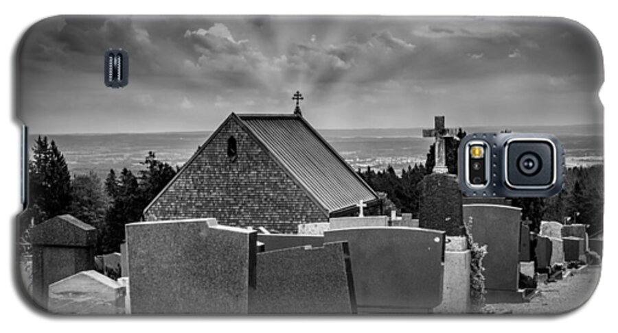 Cemetery Galaxy S5 Case featuring the photograph Friedhof Hohenpeissenberg cemetery #2 by Alessandra RC