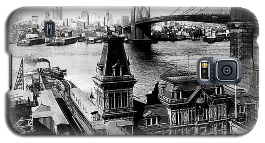 New York City Galaxy S5 Case featuring the photograph 1890 Brooklyn New York by Historic Image