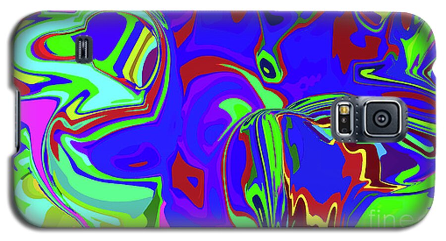 Walter Paul Bebirian Galaxy S5 Case featuring the digital art 3-12-2009zabcdefg by Walter Paul Bebirian