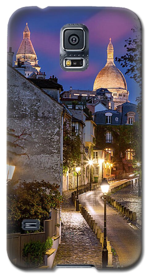 Montmartre Galaxy S5 Case featuring the photograph Montmartre Twilight #2 by Brian Jannsen