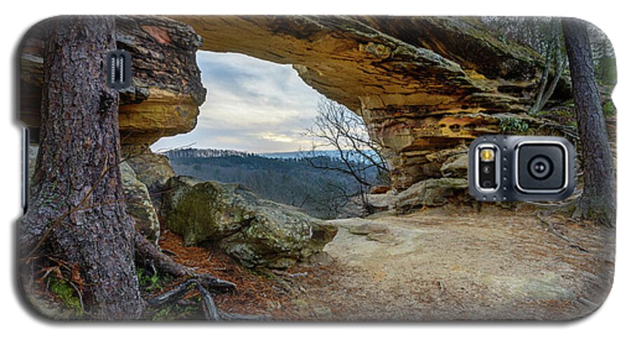 Double Arch Galaxy S5 Case featuring the photograph A Portal Through Time by Michael Scott