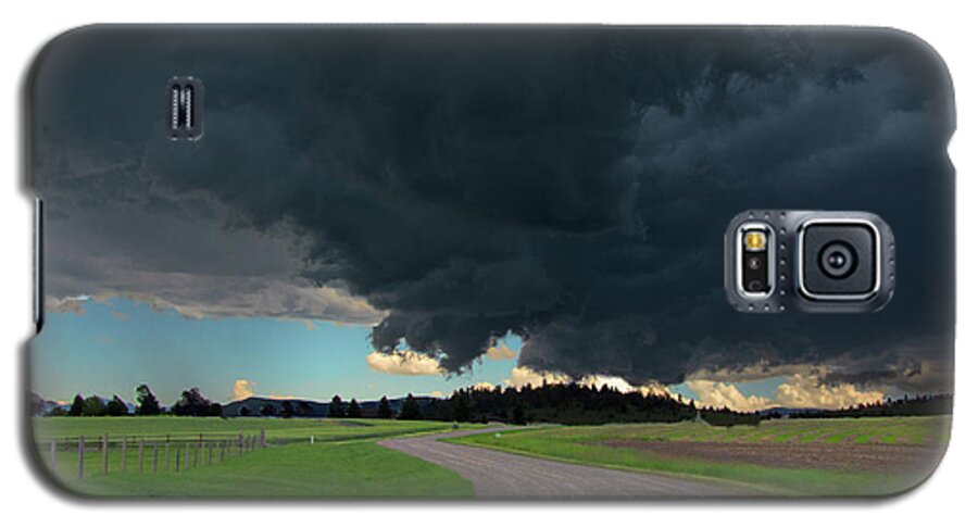Storm Galaxy S5 Case featuring the photograph Bozeman, Montana Thunderstorm by Douglas Wielfaert
