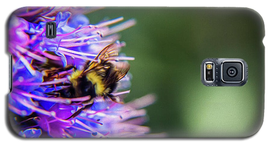 Bee Galaxy S5 Case featuring the photograph Busy bee 2 by Stuart Manning