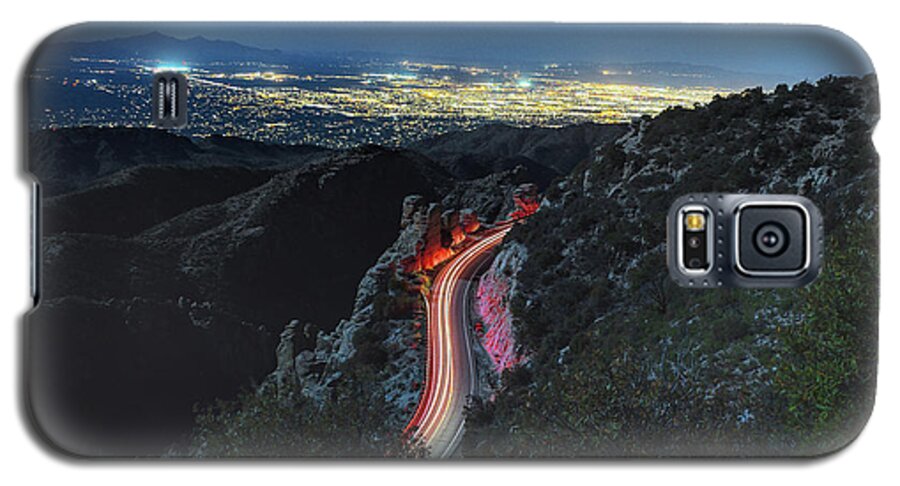 Tucson Galaxy S5 Case featuring the photograph Catalina Highway Moonlight by Chance Kafka