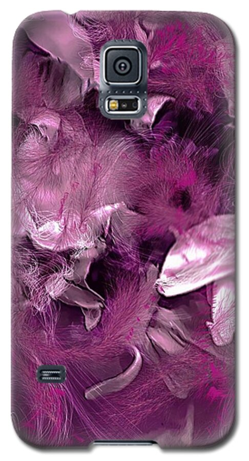 Pink Galaxy S5 Case featuring the digital art Cheyenne Angel by Cindy Greenstein