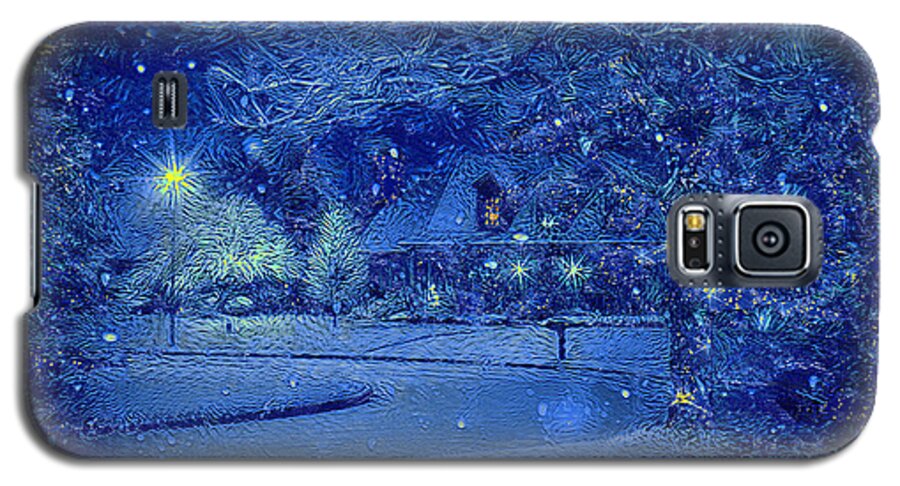 Christmas Galaxy S5 Case featuring the digital art Christmas Eve by Alex Mir
