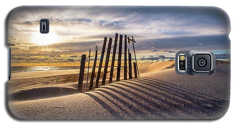 Beach Galaxy S5 Case featuring the photograph Dune Shadows by John Randazzo