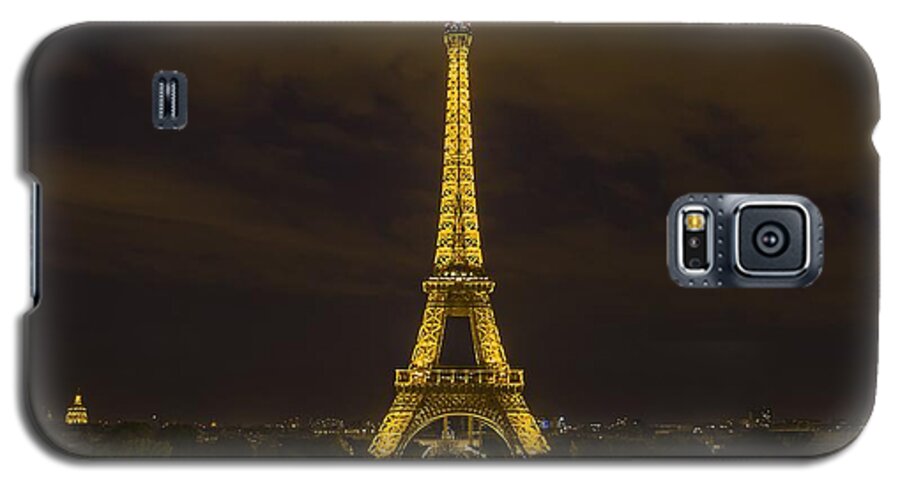 Sea Galaxy S5 Case featuring the digital art Eiffel Tower 1 by Michael Graham