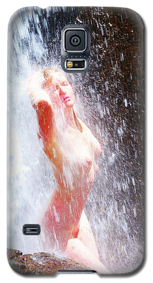 Girl Galaxy S5 Case featuring the photograph Explosion Of Beauty by Robert WK Clark