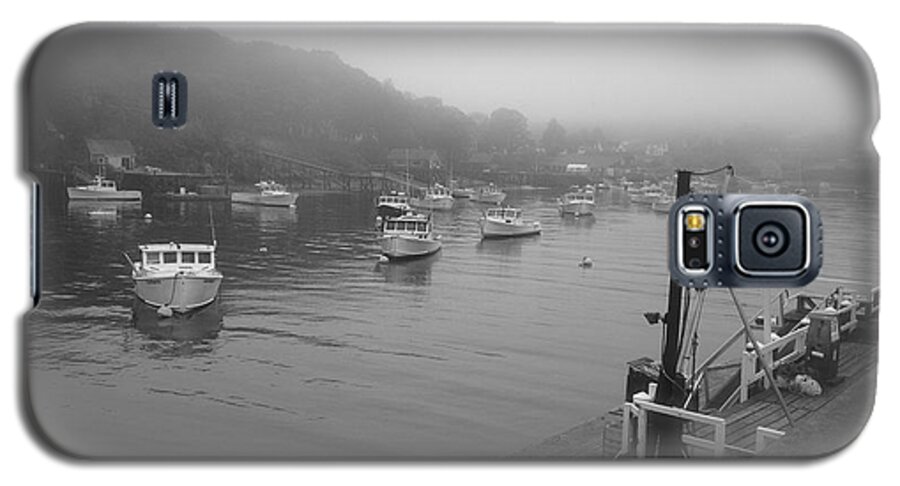 Photo Stream Galaxy S5 Case featuring the photograph Foggy Day Dock by Debra Grace Addison