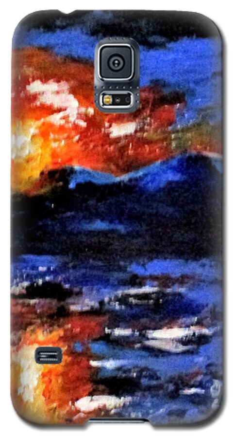 Impressionists Galaxy S5 Case featuring the painting Good Morning Napoli by Clyde J Kell