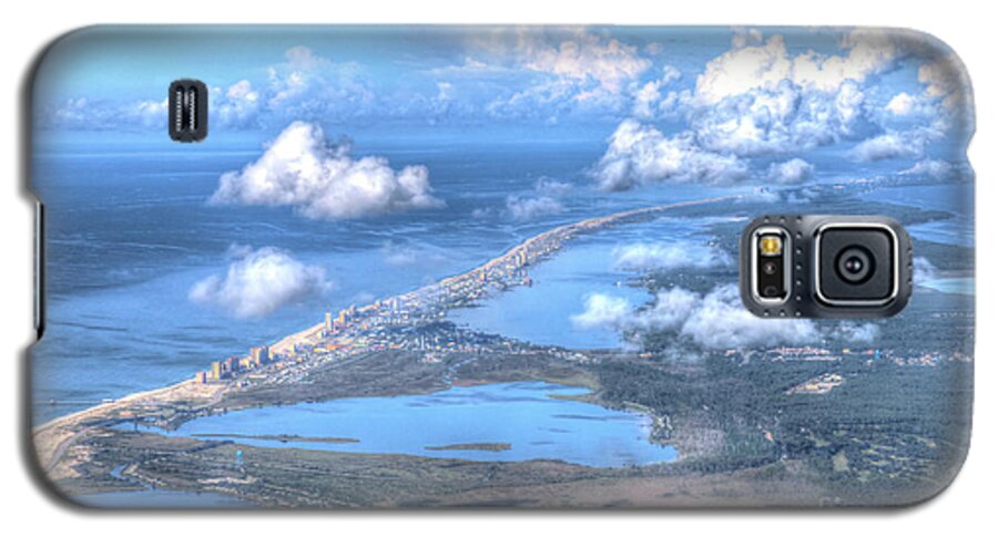 Gulf Shores Galaxy S5 Case featuring the photograph Gulf Shores-5094-tm by Gulf Coast Aerials -