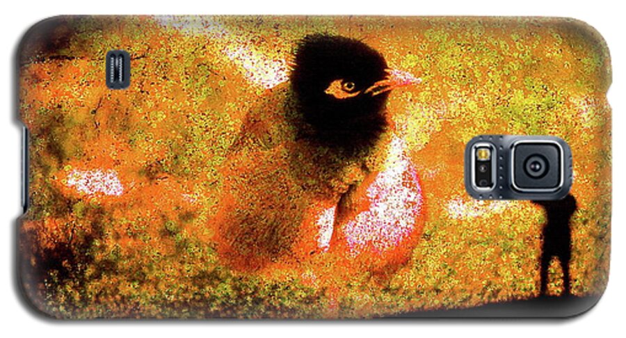 Bird Galaxy S5 Case featuring the photograph Hello Bird by Marty Klar