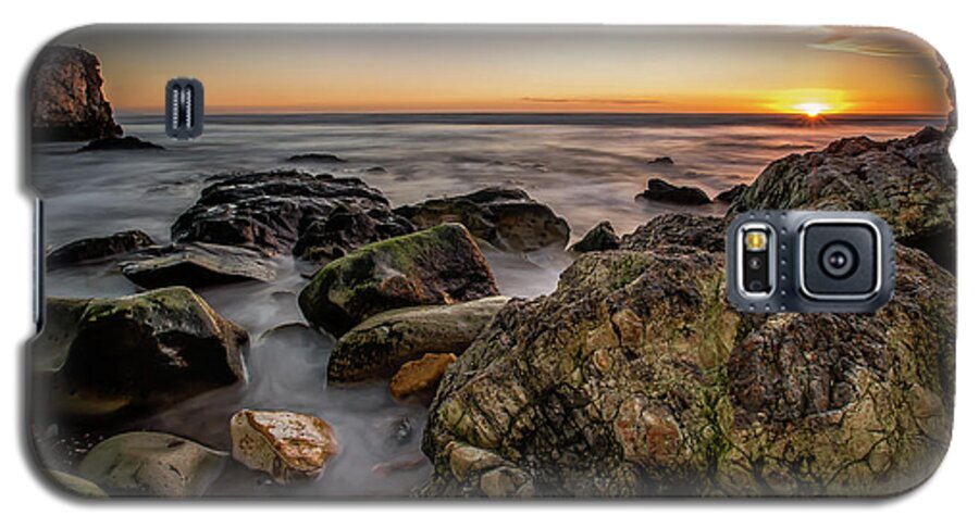 Sunset Galaxy S5 Case featuring the photograph Horizon Glow by Mike Long